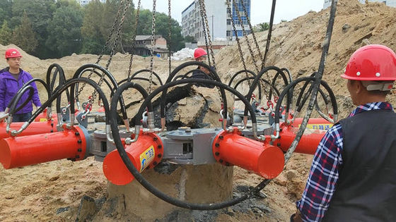 Στρογγυλή συγκεκριμένη υδραυλική επικεφαλής σπάζοντας μηχανή σωρών διακοπτών σωρών
